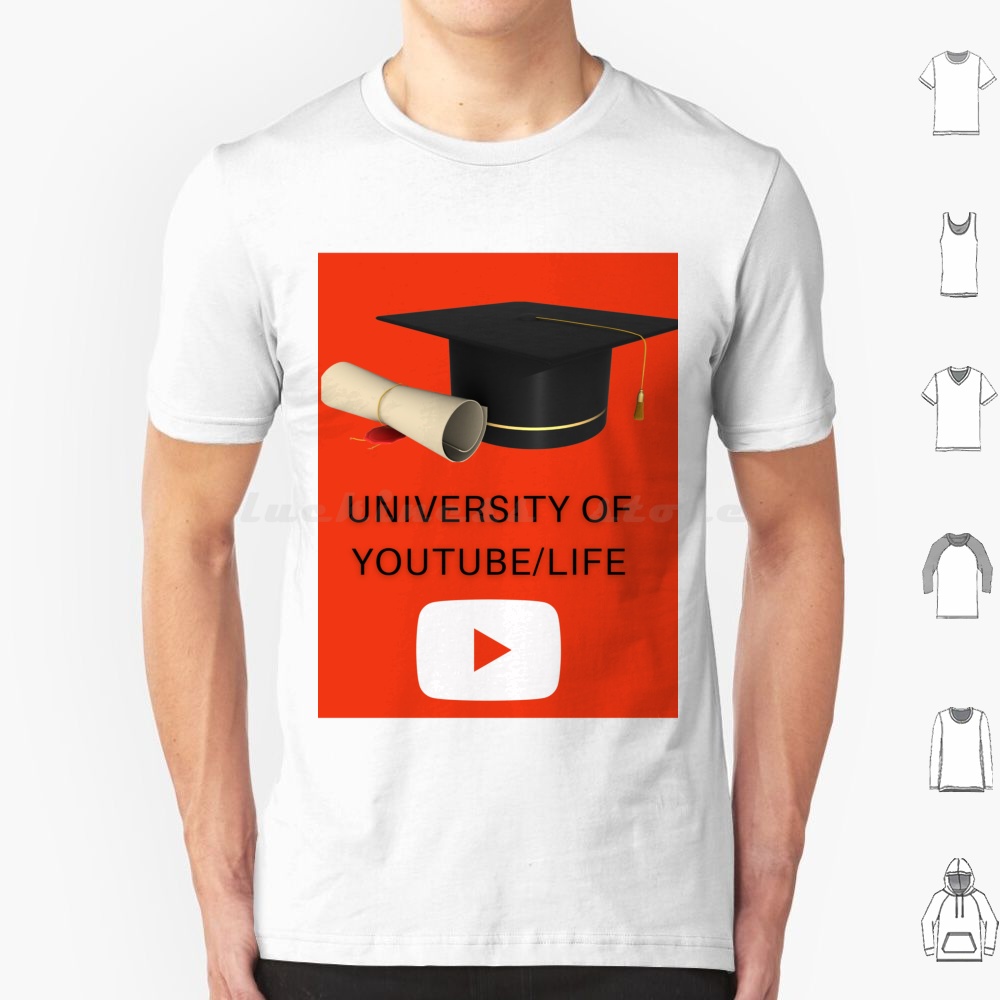Top Kids Education Youtube - Университет Youtube / Жизнь. Футболка для