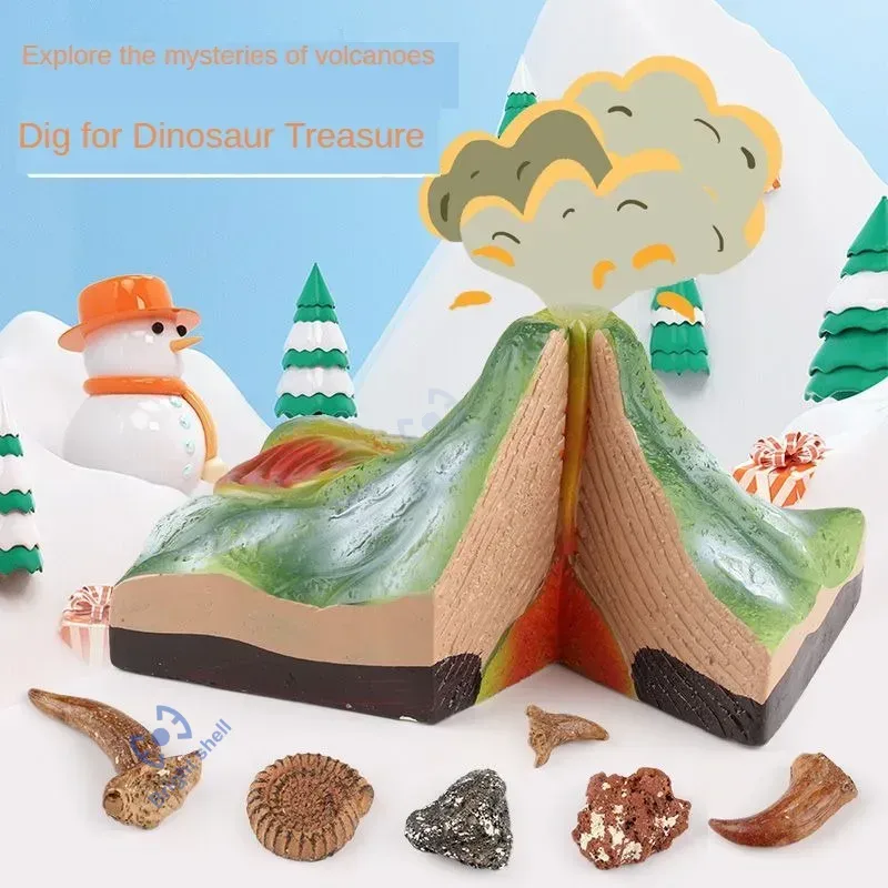 Science Kit Volcano - Вулкан, детская игрушка, пирамида динозавра, сделай