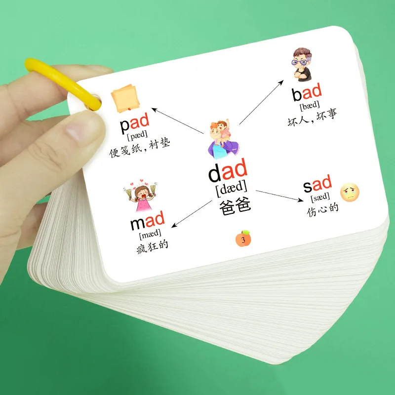Kids Education Words - Обучающая карта Монтессори для детей, 600