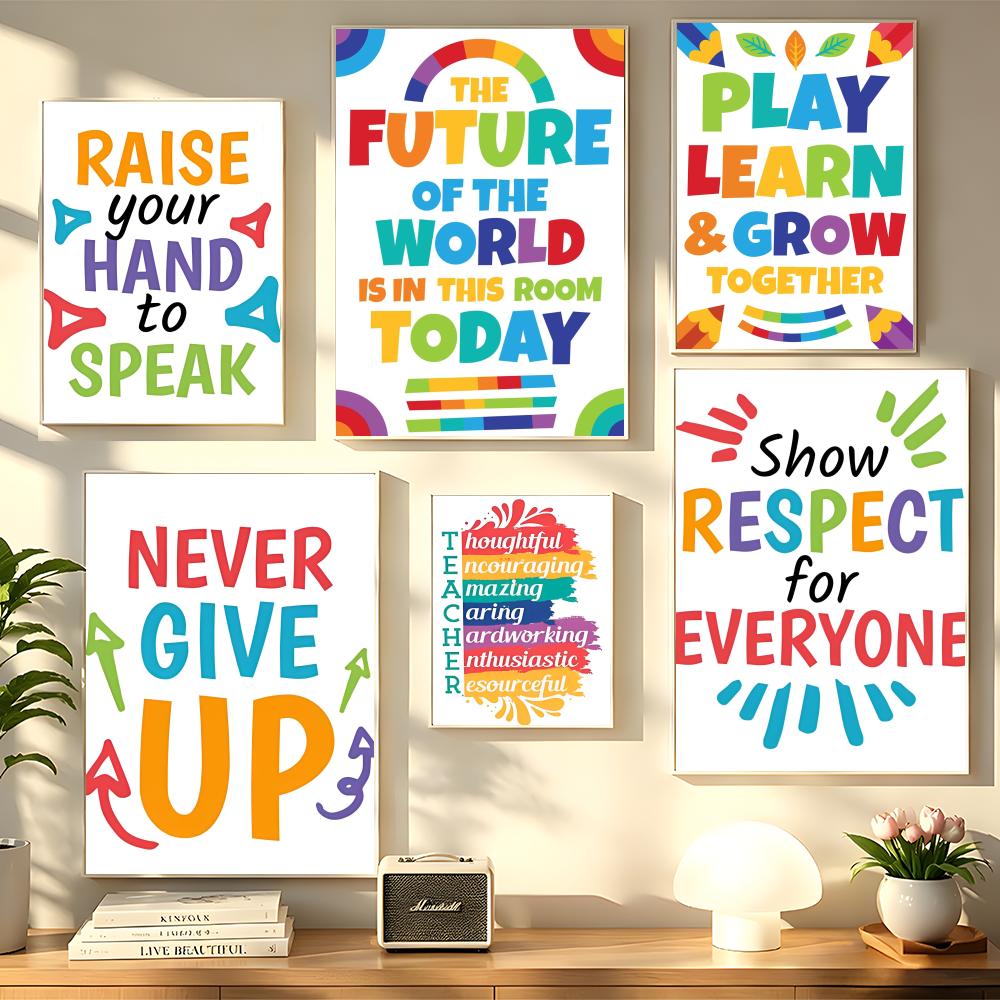 Kids Educational Poster - Образовательный постер для детской комнаты, HD-картина,