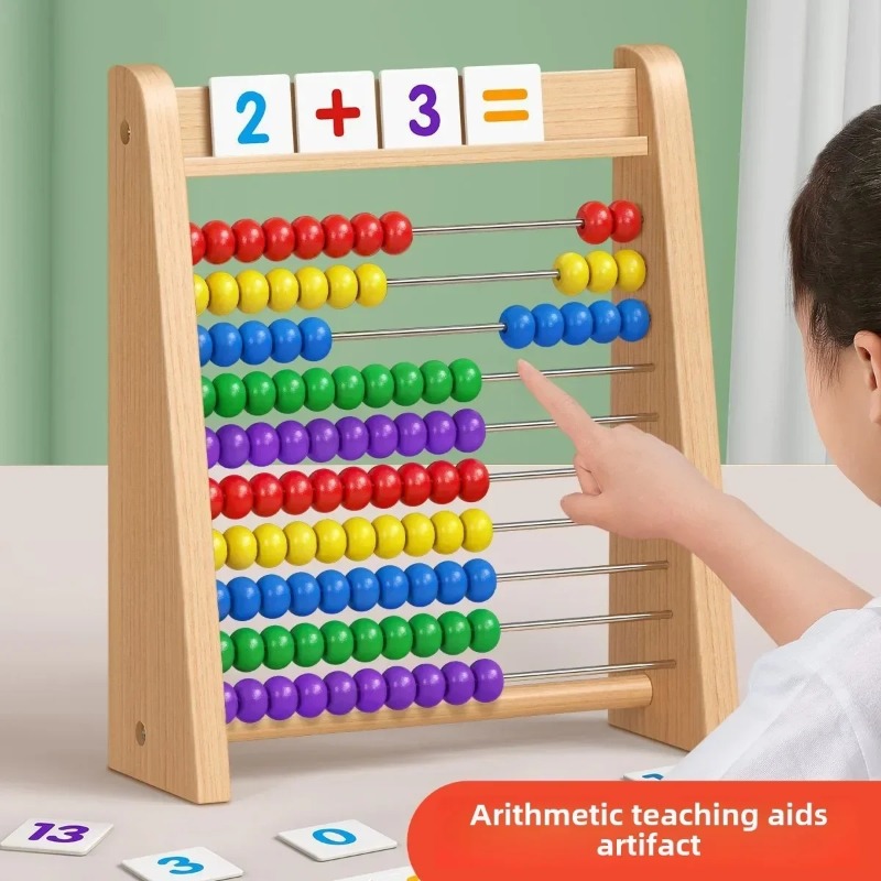 Abacus Counting Bead - Деревянные счеты-абакус: развивающая математическая игрушка для