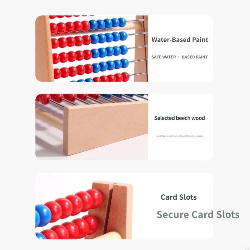 Деревянные счеты с красными и  – обзор и цена Abacus Counting Bead