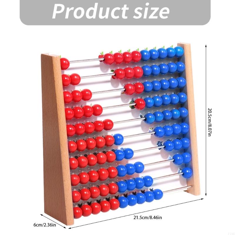 Деревянные счеты с красными и  – обзор и цена Abacus Counting Bead