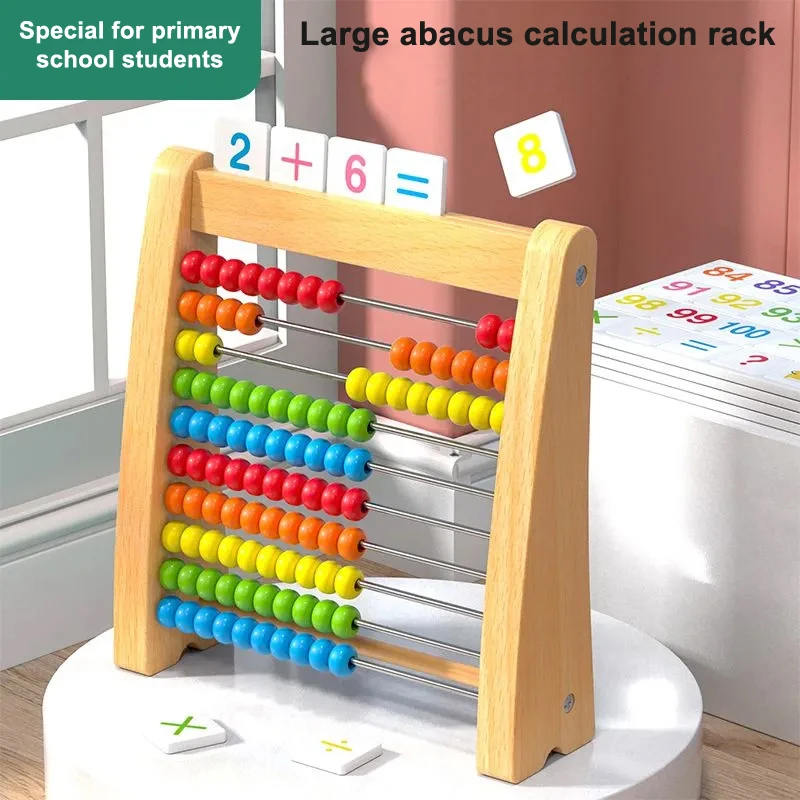 Деревянная счетная игрушка, сч – обзор и цена Abacus Counting Bead