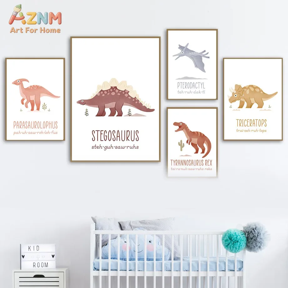 AZNM Милые акварельные принты  – обзор и цена Kids Educational Poster