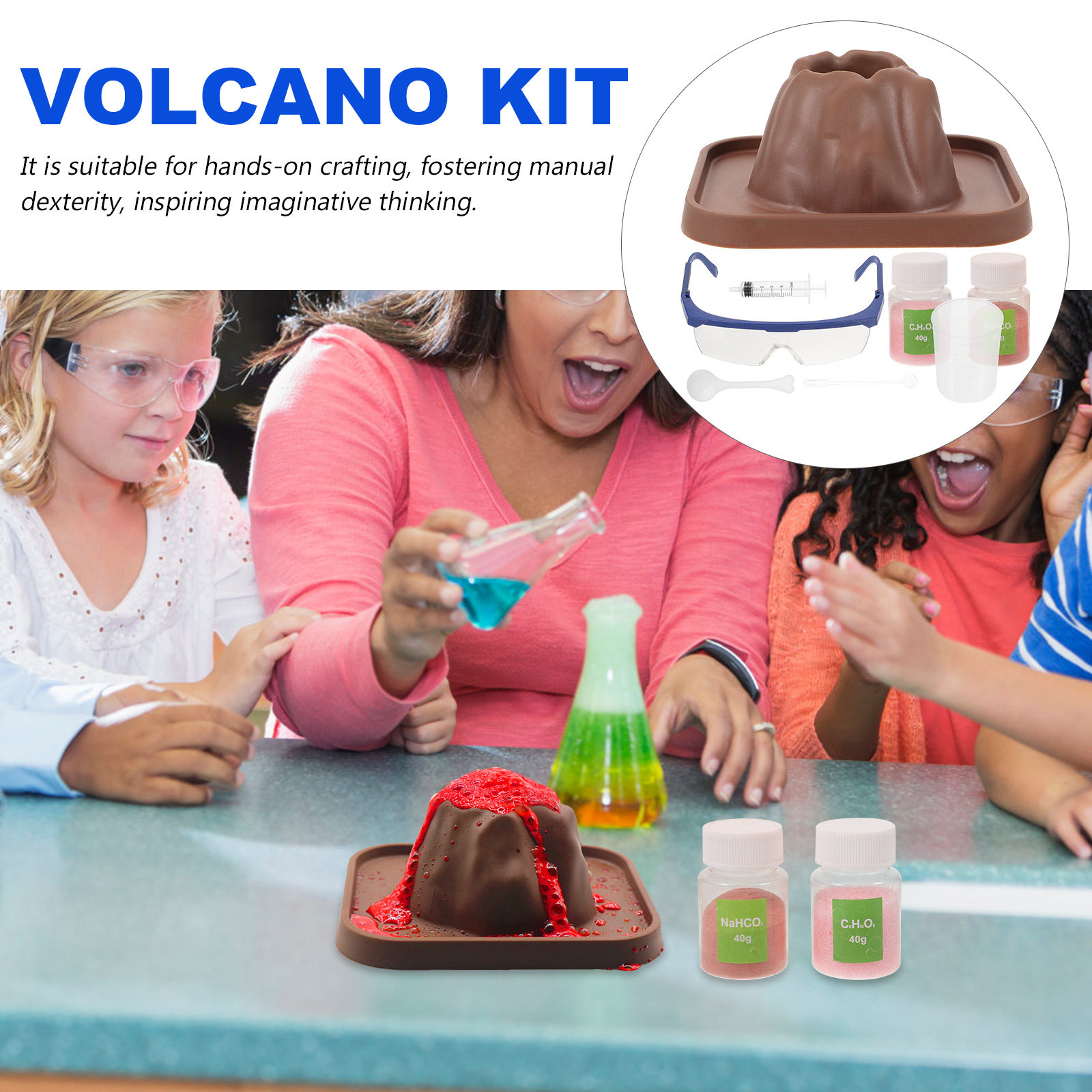 Набор для экспериментов по изв – обзор и цена Science Kit Volcano