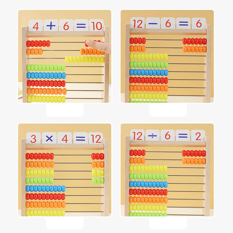 Деревянная счетная игрушка, сч – обзор и цена Abacus Counting Bead