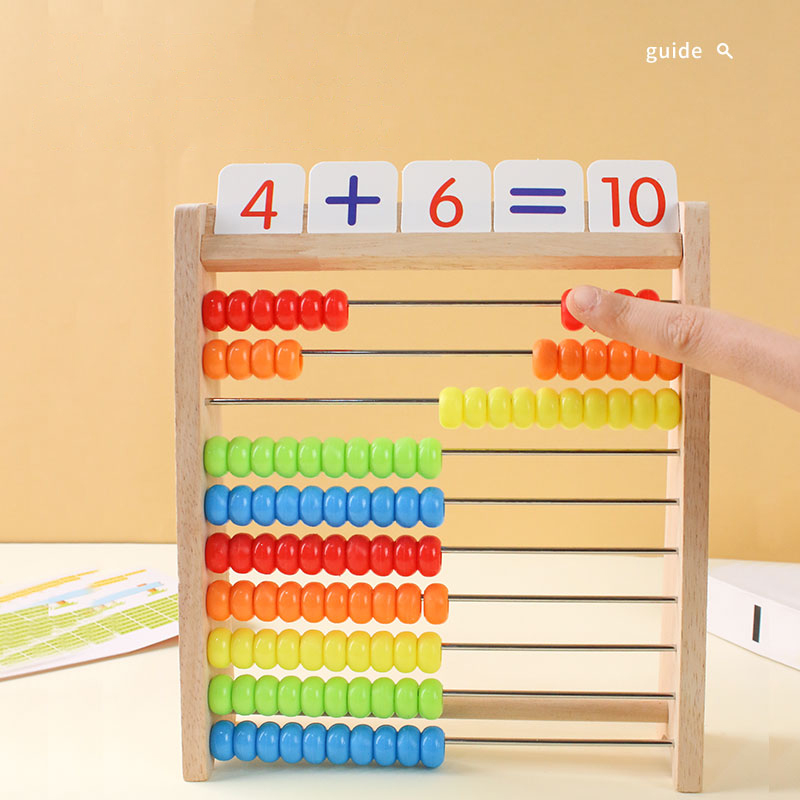 Деревянная счетная игрушка, сч – обзор и цена Abacus Counting Bead