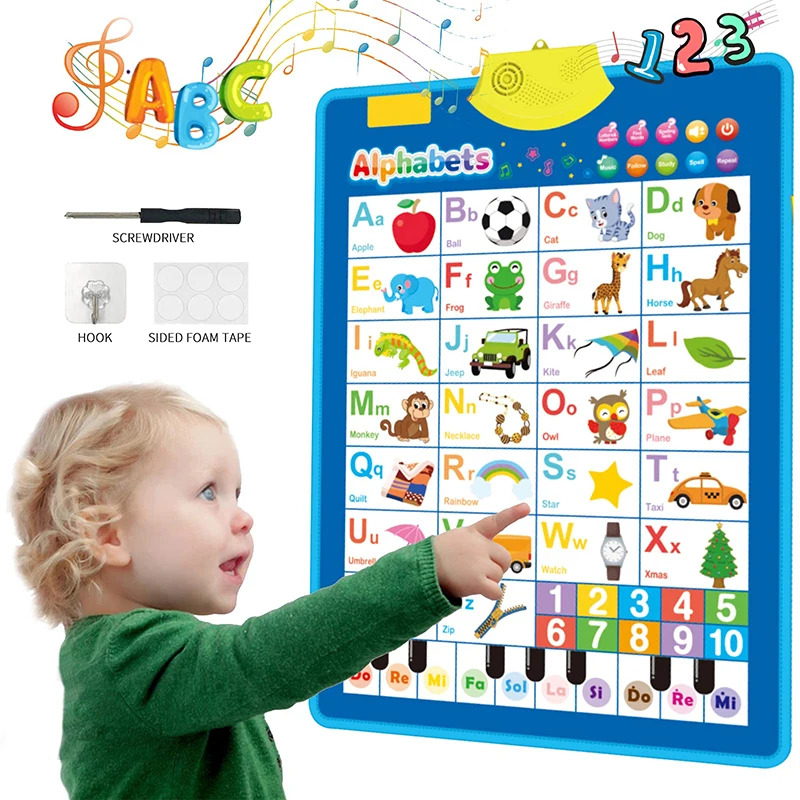 Электронная настенная диаграмм – обзор и цена Kids Educational Poster