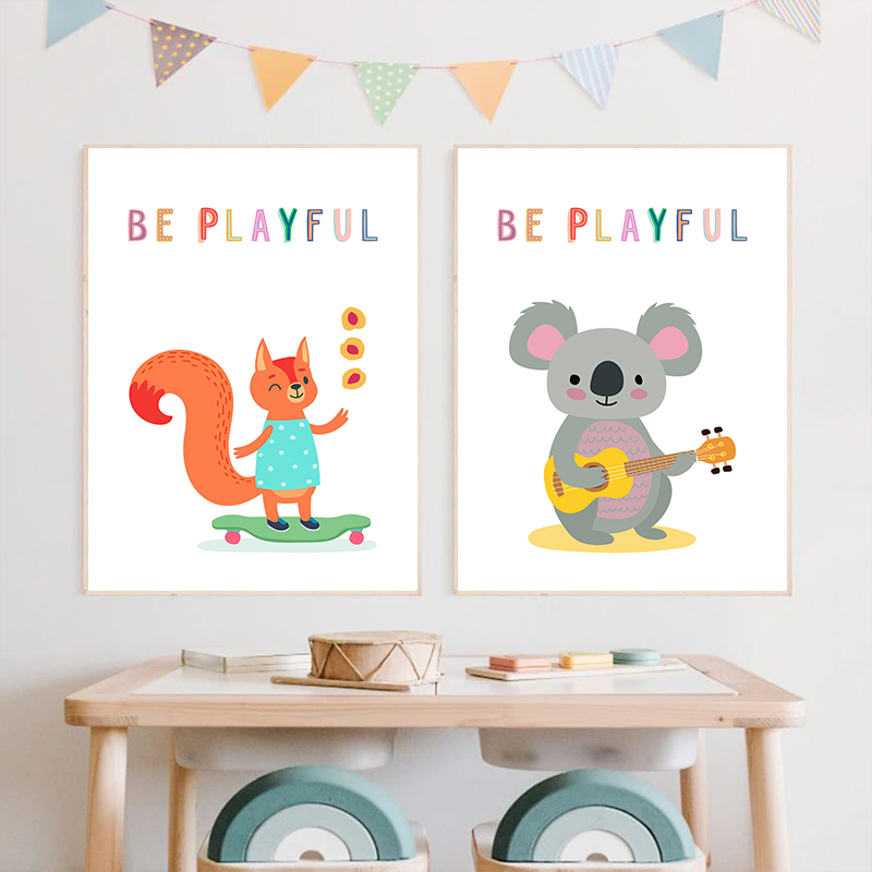 Постеры с изображением животны – обзор и цена Kids Educational Poster