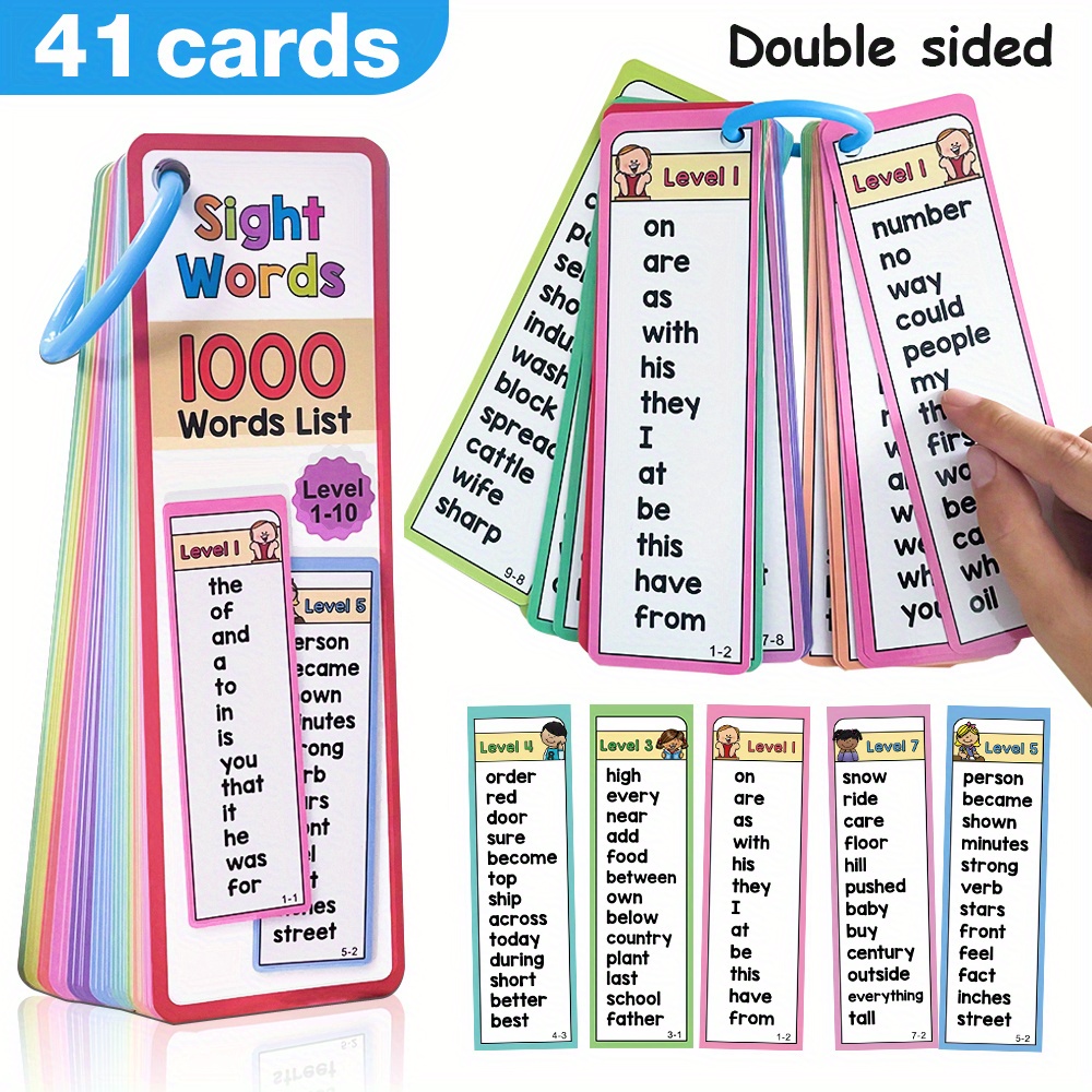 Флэш-карты со словами 1000 для – обзор и цена Sight Word Game